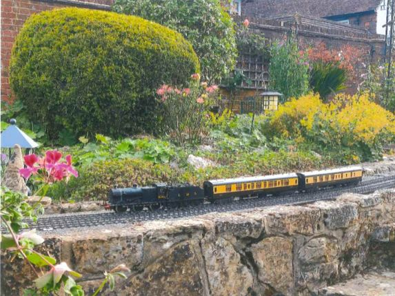 Ted’s garden railway featured at his open day, which raised £1,556.18