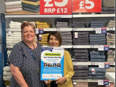 Store manager Karen Coombes (left) and Jo French