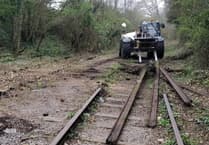 Full speed ahead for walking and cycling route on old railway line