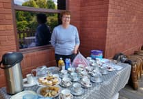 Tea Party with a view at Crediton Library 