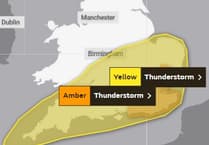 The Met Office have issued a yellow for Ross-on-Wye