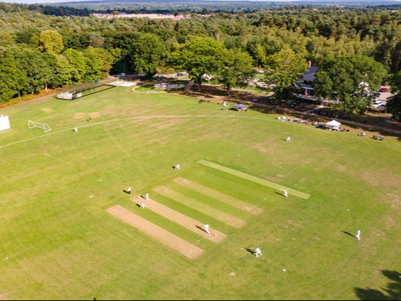 An aerial photo of the BOSC ground. Photo by James Wills