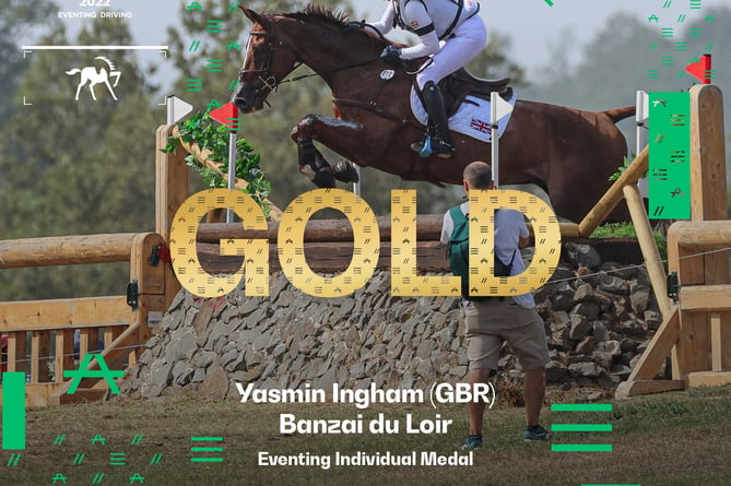 Yasmin Ingham has won World Eventing Gold in Italy