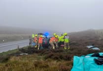 Motorist suffers suspected back injury after crash on Mountain Road 