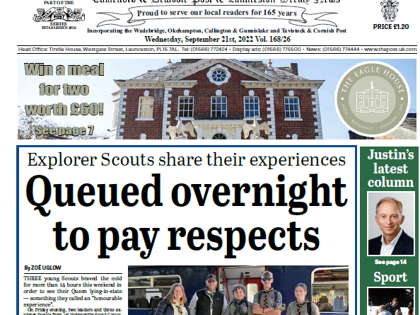 The front page of the Post Series for Wednesday, September 21, 2022.